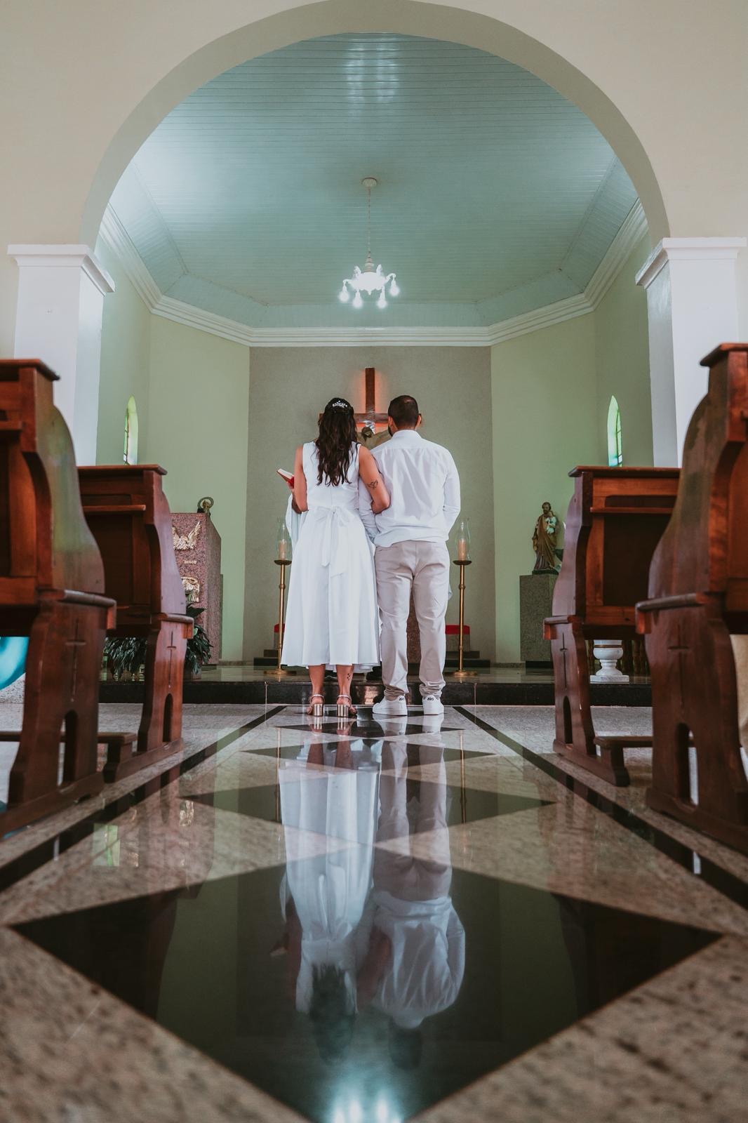 A bênção diante do altar